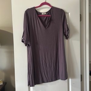 Purple tunic top